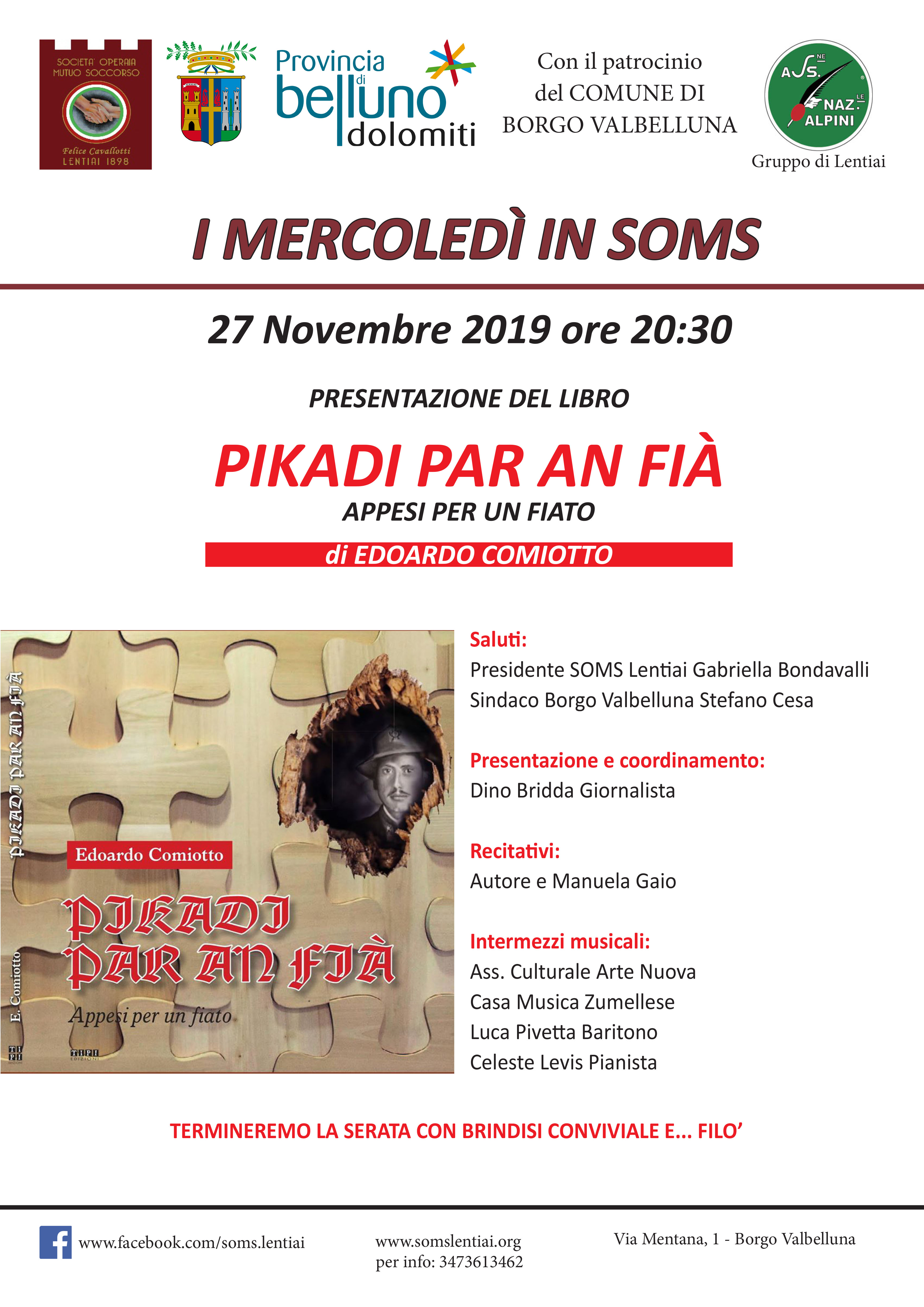mercoledi 27 Novembre 2019